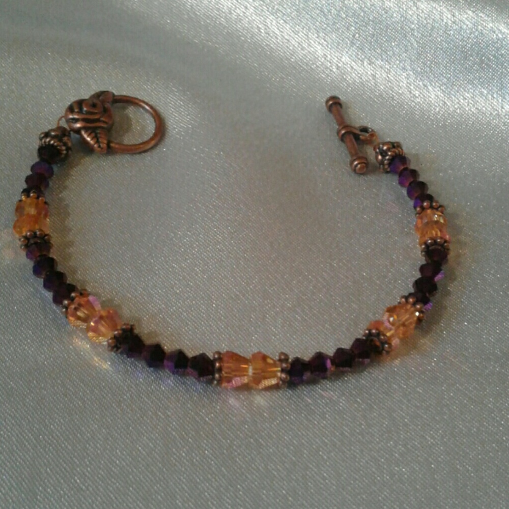 Vintage style swarvoski bracelet